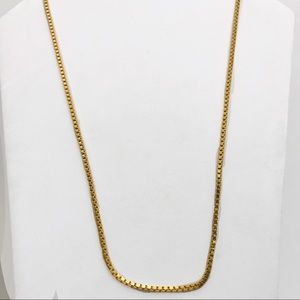⭐️NEW⭐️22K Gold 24” Box Chain